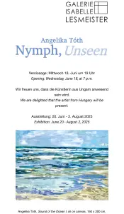 2025 NYMPHS, UNSEEN Isabelle Lesmeister Gallery, Regensburg (G)