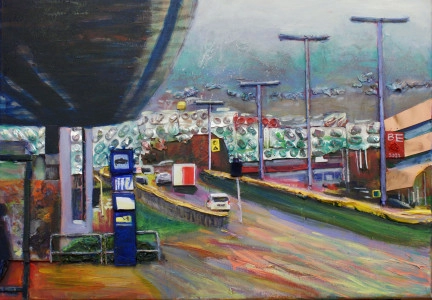 Az 1-es villamos megállójából