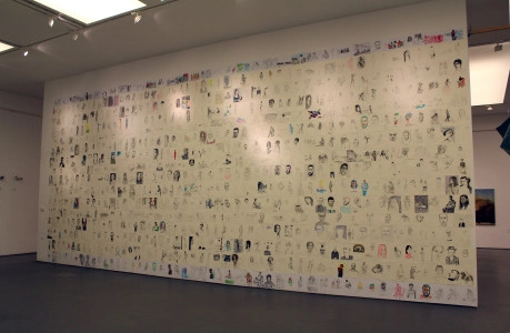 Rajzolt installáció