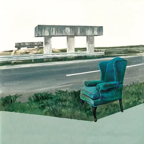 Elmélkedés kékben