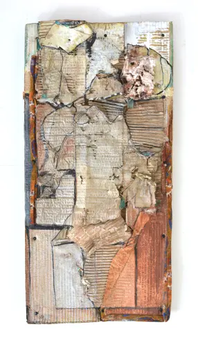 Száraz tény II., 80 x 40 cm, vegyes technika, 2017-2019.