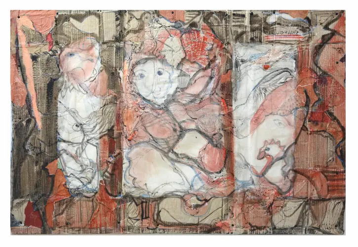 . Gerda, 90 x 132 cm, vegyes technika, 2023.