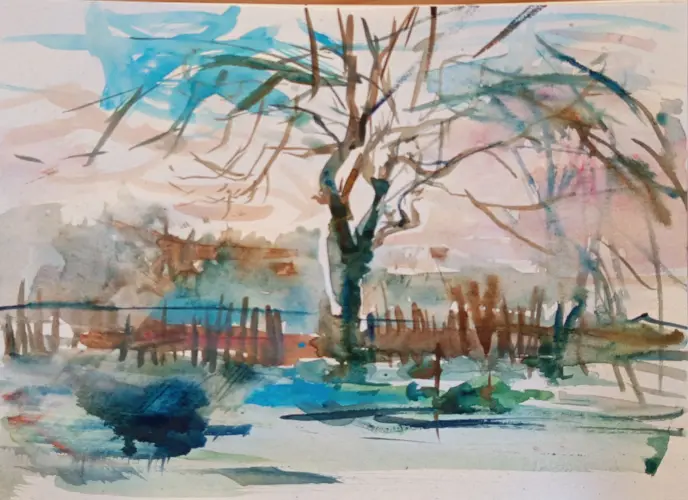 Kertvégi naplemente